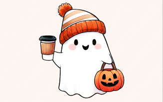 Boo-jee PNG, Cute Halloween Ghost, Spooky Season Shirt Design, Boo-jee Ghost Png, Kids Halloween