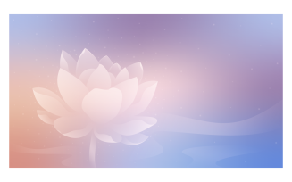 Backgrounds 14400x8100px In Pastel Color Scheme With Blooming Lotus
