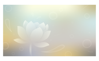 Backgrounds 14400x8100px In Yellow and Green Color Scheme With Lotus