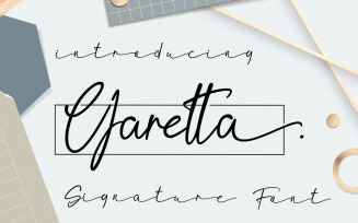 Garetta Signature Elegant Font