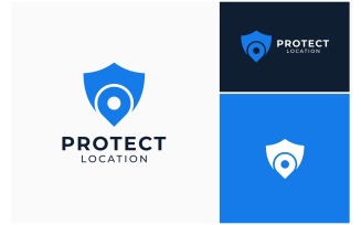 Shield Location Protection Logo
