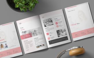 Annual Report Template - A4 Size