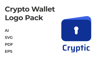 Cryptic — Crypto Wallet Logo Pack Template.