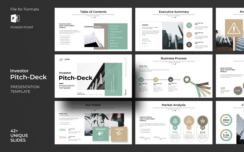 Investor Pitch-Deck Presentation Template PowerPoint Template