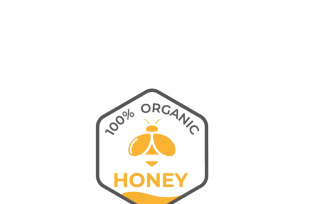 Honey bee creative logo for branding