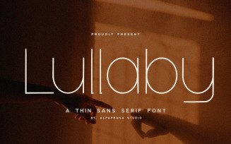 Lullaby - Modern Sans Serif
