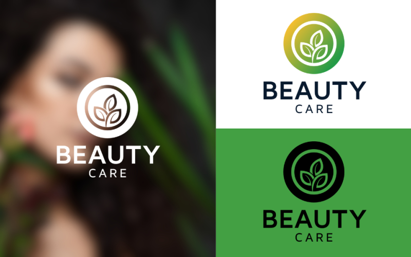 Beauty Care Logo Design Template for Elegant Brands Logo Template