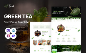 Green Tea - Organic Tea And Green Tea WordPress Elementor Theme