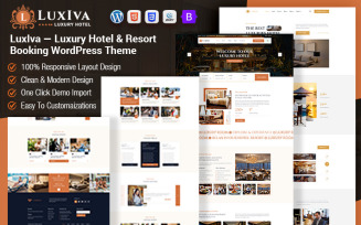 LuxIva - Luxury Hotel & Resort Booking WordPress Theme + RTL Ready