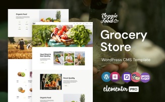 Veggiefood - Vegetable and Grocery Store WordPress Elementor Theme