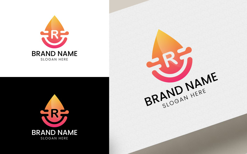 Water Drop creative Icon logo-07-184 Logo Template