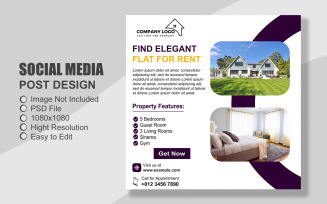 Real Estate Instagram Post Template in PSD - 058