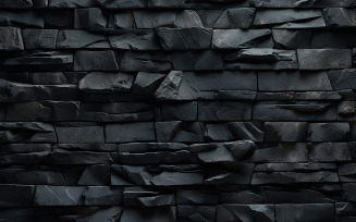 Abstract dark stone wall_black stone wall pattern_dark stone pattern_dark stone wall