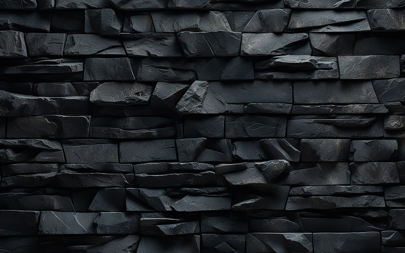 Abstract dark stone wall_black stone wall pattern_dark stone pattern_dark stone wall Background