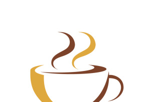 Coffee logo design vector template