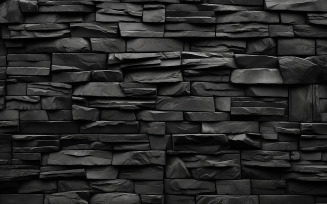 Grey stone wall_black stone wall pattern_dark stone_dark stone wall