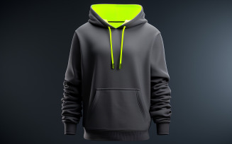 Hanging blank hoodie_men's blank hoodie mockup