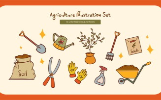 Agriculture Illustration Set