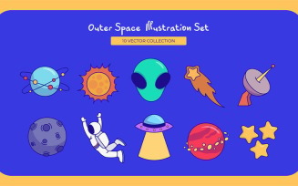 Outer Space Vector Set Collection