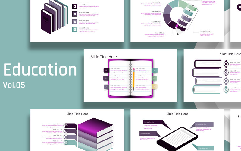 Business Education Infographic Template PowerPoint Template