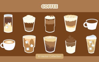 Coffee Break Vector Set Collection