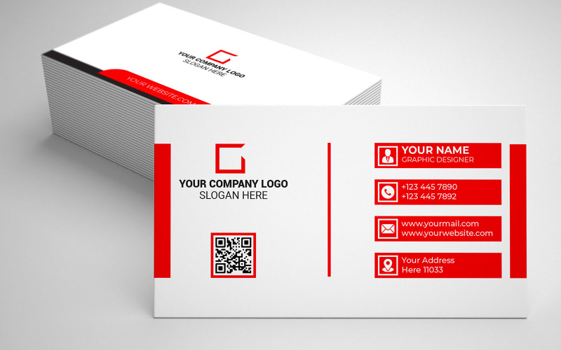 Modern Business Card Logo Template Design Business Card Corporate Identity