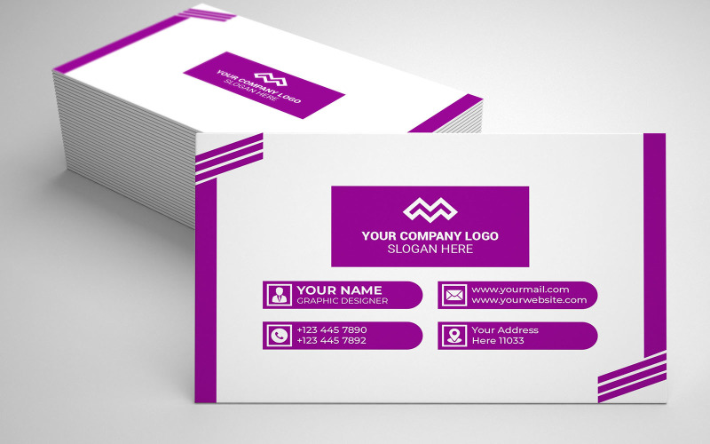 Professional Business Card Template Design 101 Corporate Identity