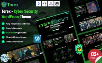 Torex - Cyber Security WordPress Theme
