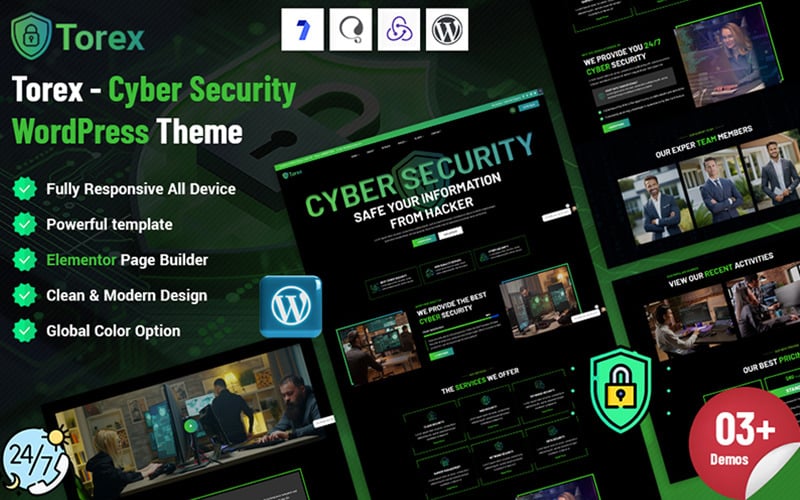 Torex - Cyber Security WordPress Theme