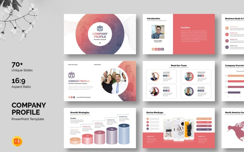 Company Profile Template - PowerPoint PowerPoint Template