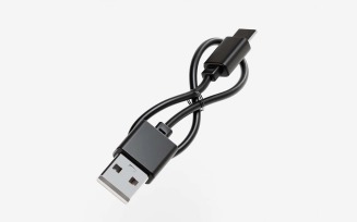 USB cable High quality 3d model
