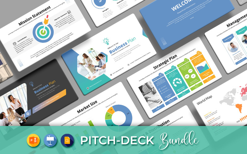 Business Plan - Presentation Bundle PowerPoint Template