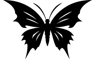 butterflies art silhouette illustration