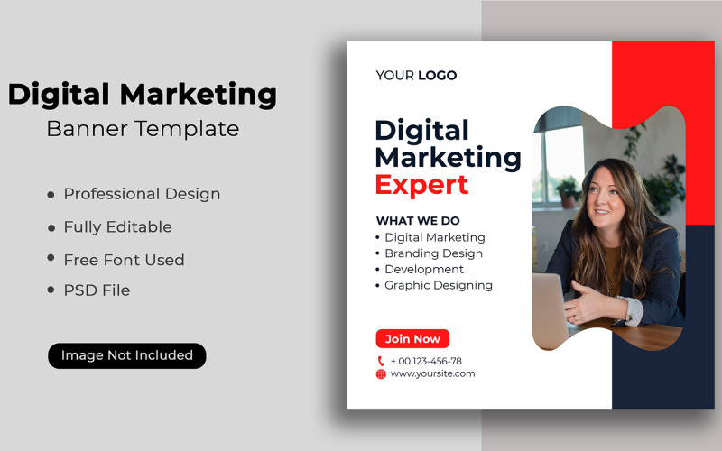 Digital Marketing Agency Design Template 02 Social Media