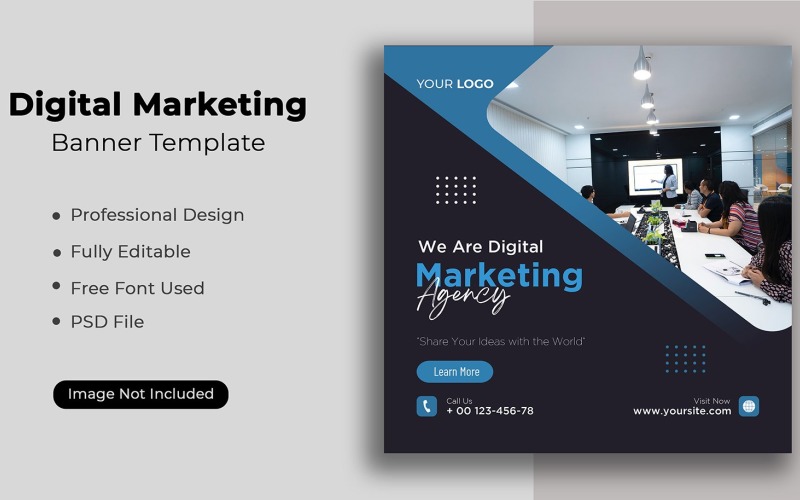 Digital Marketing Agency Design Template 04 Social Media