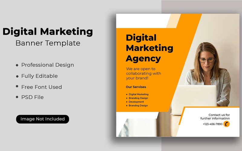 Digital Marketing Agency Design Template 05 Social Media