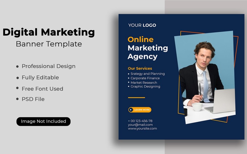 Digital Marketing Agency Design Template 07 Social Media