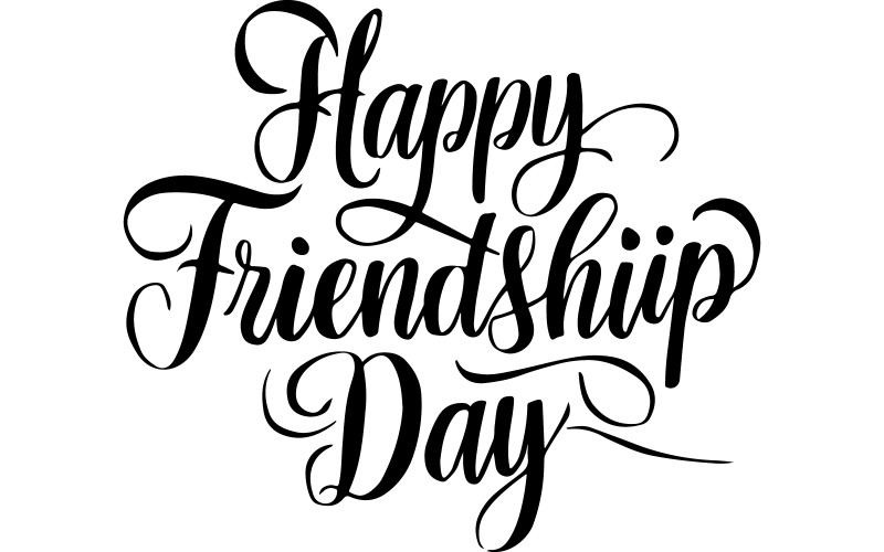 Happy friend ship day illustration art vector Illustration