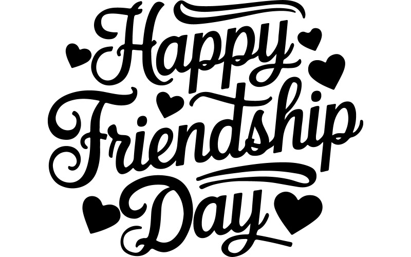 Happy friend ship day illustration art Illustration