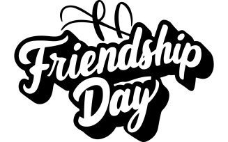 happy friend ship day illustration