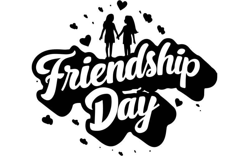 happy friend ship day vector illustration Illustration