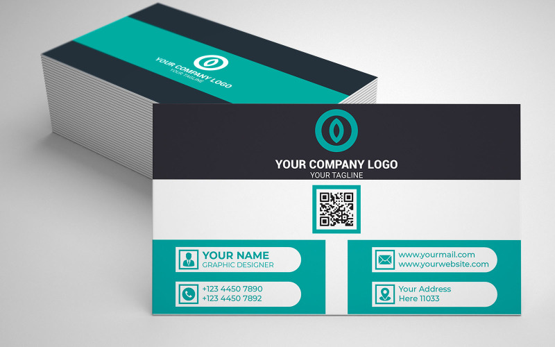 Simple & Modern Business Card Design Corporate Identity