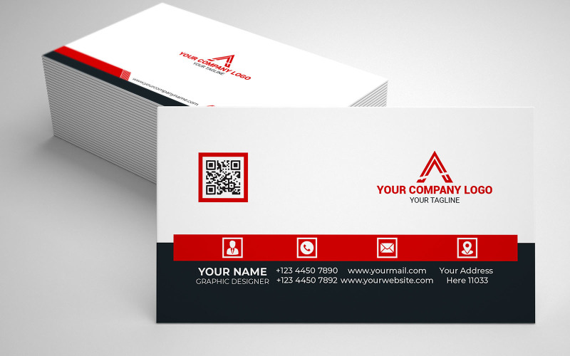 Corporate Business Card Template Design(20) Corporate Identity