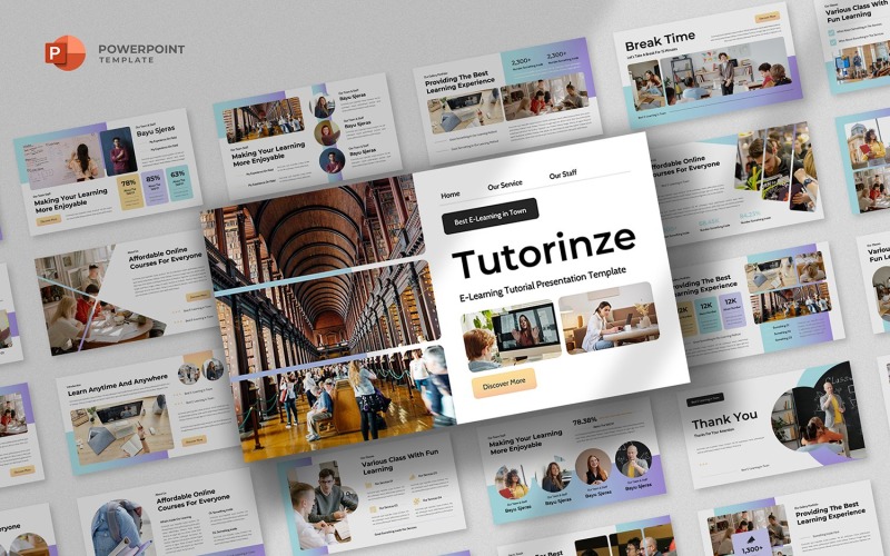 E-learning Powerpoint Template PowerPoint Template