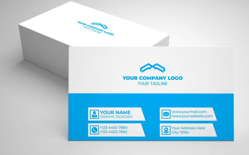 High-Quality Business Card Templates Design Corporate Identity