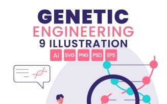 9 Genetic Engineering Illustration