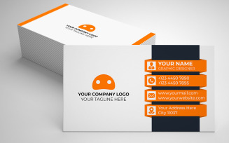 Business card design template Design