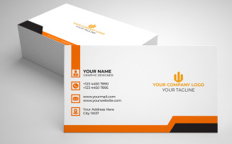 Business card design template. Professional Design
