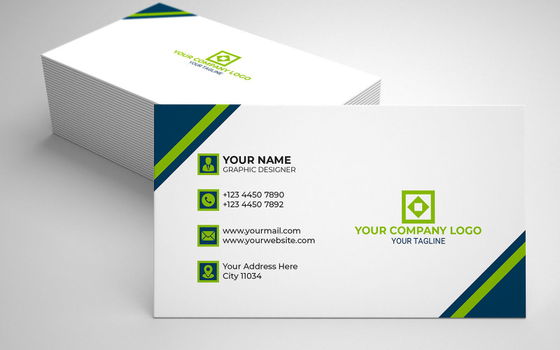 Corporate Business Card - Business Card New Design Corporate Identity