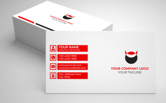 Creative and Minimal Corporate Business card Design